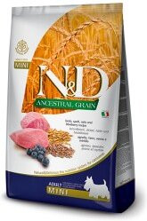 Produktbild von N&D Farmina Ancestral Grain Mini Adult Lamm - 2 x 7 kg
