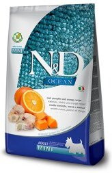 Produktbild von N&D Farmina Ocean Mini Adult Kabeljau - 2 x 7 kg