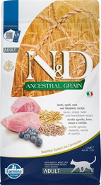 Produktbild von N&D Katzenfutter Adult getreidearm Lamm und Heidelbeere - 1,5 kg