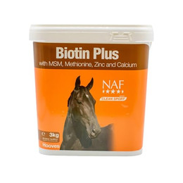 Produktbild von NAF Biotin Plus Hufpflege Ergänzungsfutter für Pferde - 3 kg