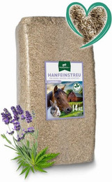 Produktbild von Nagerteppich.de Hanfeinstreu Lavendel - 140 l