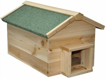 Produktbild von nanook Igelhaus Kleintierhaus aus Tannenholz 50 x 36 x 31 cm