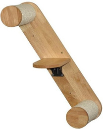 Produktbild von nanook Katzentreppe 3-stufig mit Sisalstämmen Wandkratzbaum Katzenleiter