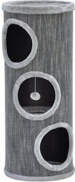 Produktbild von nanook Kratzbaum Kratztonne Tower grau 100 x 40 x 40 cm