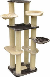 nanook Kratzbaum Nikolai grau/beige – Bild 1 von 4