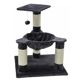 Produktbild von nanook Kratzbaum Peppy dunkelgrau 80 x 62 x 62 cm