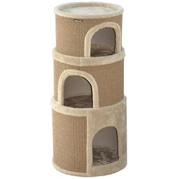 Produktbild von nanook Kratztonne Luna 3-teilig braun/beige