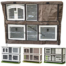 Produktbild von nanook Schutzhülle Wetterschutz Cover für Kaninchenstall Hasenstall Balu und Frederik