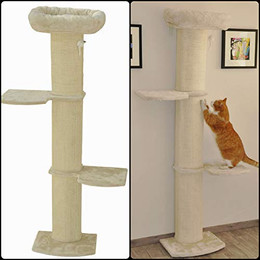 Produktbild von nanook Wandkratzbaum Stella 186 cm beige