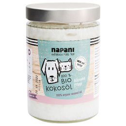 Produktbild von napani Bio-Vital-Kokosöl für Hunde, Inhalt: 500 ml