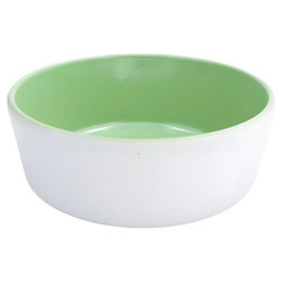 Produktbild von napani Keramikfutternapf creme/apfelgrün, Größe: M