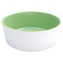 Produktbild von napani Keramikfutternapf creme/apfelgrün, Größe: S