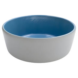 Produktbild von napani Keramikfutternapf grau/taubenblau, Größe: M