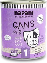 Produktbild von napani Nassfutter Gans pur 800 g