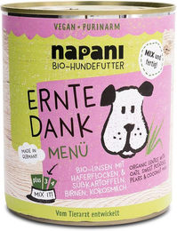 Produktbild von napani Nassfutter-Menü Ernte Dank 800 g