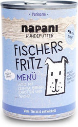 Produktbild von napani Nassfutter-Menü Fischers Fritz 400 g