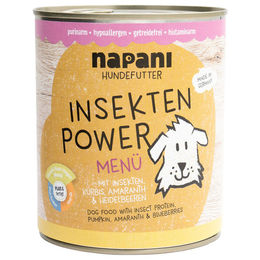 Produktbild von napani Nassfutter-Menü Insekten Power 800 g