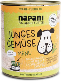 Produktbild von napani Nassfutter-Menü Junges Gemüse 800 g