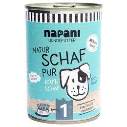 Produktbild von napani Nassfutter Schaf pur 400 g