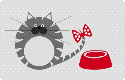 Produktbild von Napfunterlage Katze Mimi