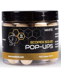 Nash Fishing Fisch-Futterspender, Nash Scopex Squid Pop Ups 15mm 75g White – Bild 1 von 3