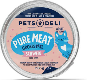 Produktbild von Nassfutter Huhn für Katzen - 200g / 6er Pack ✓ getreidefrei & zuckerfrei ✓ Adult von Pets Deli