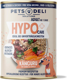 Produktbild von Nassfutter Hypo Care Känguru mit Kürbis & Kamille für Hunde - 400 g