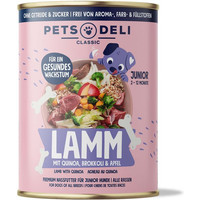 Produktbild von Nassfutter Junior Lamm mit Quinoa, Brokkoli und Apfel für Hunde - 6 x 800 g