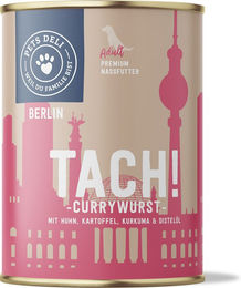 Produktbild von Nassfutter Limited Berlin Edition Currywurst für Hunde - 6 x 400 g
