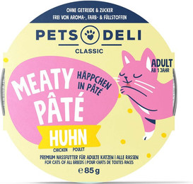 Produktbild von Nassfutter Meaty Pâté Huhn - 36 x 85 g