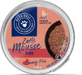 Produktbild von Nassfutter Mousse Rind für Katzen - 85 g