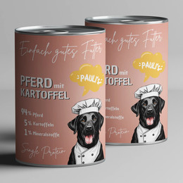 Produktbild von Nassfutter Pferd mit Kartoffel Singleprotein - 400 g