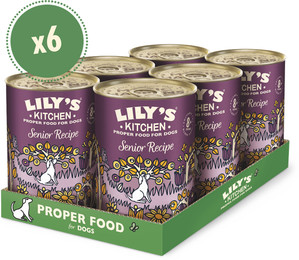 Produktbild von Nassfuttermittel für ältere Hunde mit Truthahn (6 x 400g) | Lily's Kitchen