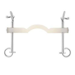 NATHE Kandare 15 mm mit Zungenfreiheit und kurzen Anzügen – Bild 1 von 4