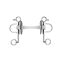 Produktbild von NATHE Pelham Gebiss 20 mm mit biegsamer Stange und langen Anzügen