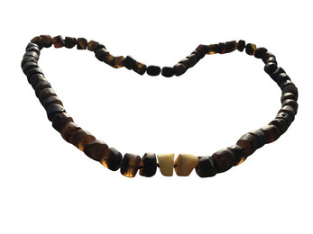 Produktbild von Natur Bernsteinkette Scheiben UNISEX