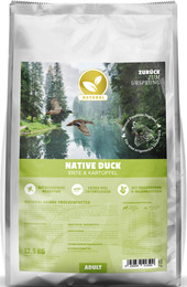 Produktbild von Natural Native Duck Ente und Kartoffeln Trockenfutter - 2 x 12,5 kg