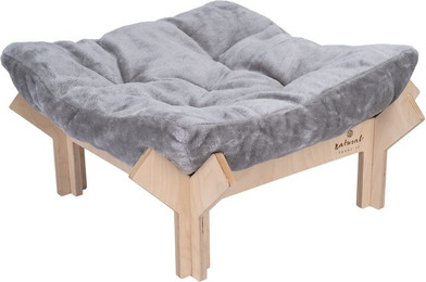 Produktbild von Natural Paradise Kuschelbett Vinca - hellgrau