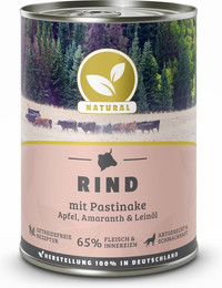 Produktbild von Natural Rind mit Pastinake & Leinöl - 6 x 400 g