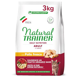 Produktbild von Natural Trainer Adult Huhn Katzenfutter - 3 kg