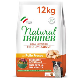 Produktbild von Natural Trainer Adult Medium mit Huhn - 12 kg