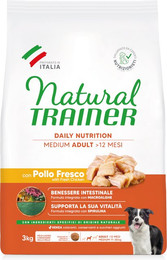 Produktbild von Natural Trainer Adult Medium mit Huhn - 2 x 3 kg