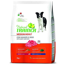 Produktbild von Natural Trainer Adult Medium mit Rind - 2 x 3 kg