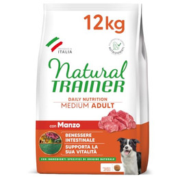 Produktbild von Natural Trainer Adult Medium mit Rind - 12 kg