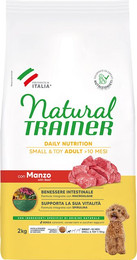 Produktbild von Natural Trainer Adult Small & Toy mit Rind - 2 kg