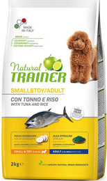 Produktbild von Natural Trainer Adult Small & Toy mit Thunfisch - 2 kg