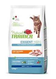 Produktbild von Natural Trainer Difficult Appetite Pute Katzenfutter - 1500 g
