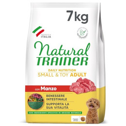Produktbild von Natural Trainer Hundefutter Small & Toy Rindfleisch und Reis - 7 kg
