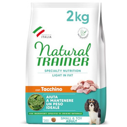 Produktbild von Natural Trainer Ideal Weight Light in Fat Adult Small & Toy mit Pute - 2 kg