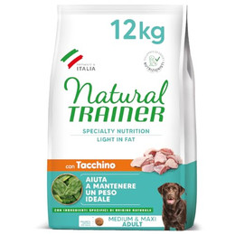 Produktbild von Natural Trainer Light in Fat Adult Medium & Maxi mit Pute - 2 x 12 kg